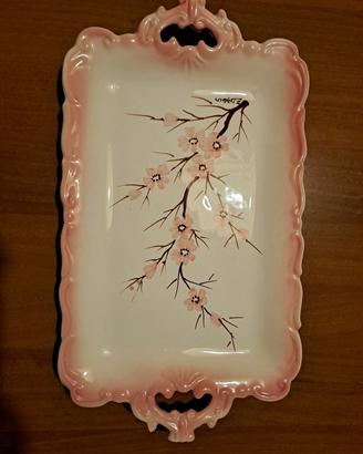 vassoio in ceramica Vintage anni 80