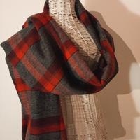 maxisciarpa lana scozzese 