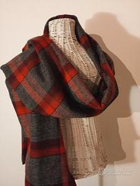 maxisciarpa lana scozzese 