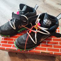 Nike Air Force Mid - OFF WHITE - black