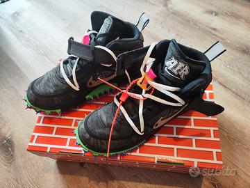 Nike Air Force Mid - OFF WHITE - black