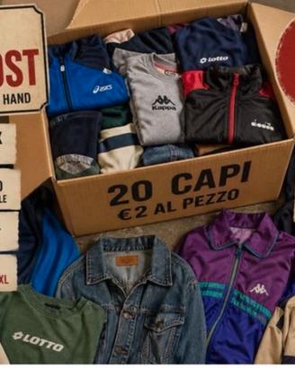 Stock  20 capi vintage & second hand €2 AL Pezzo