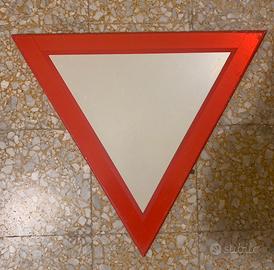 Cartello stradale vintage ACI 1965(vecchio codice)