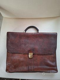 cartella in vera pelle