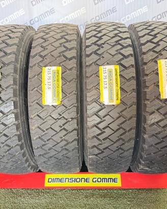 4 GOMME AUTOCARRO 215 75 R17.5 M+S 127/124 M