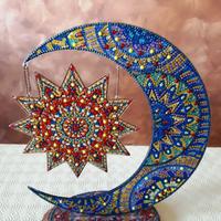 Amuleto Sole-Luna in Perline