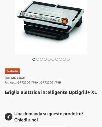 Griglia Elettrica Intelligente Optigrill XL