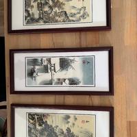 Stampe cinesi vintage acquistate a Chinatown, New