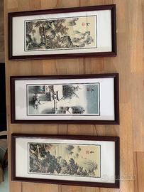 Stampe cinesi vintage acquistate a Chinatown, New