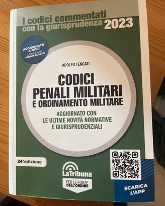 Codice penale militare e ordinamento militare