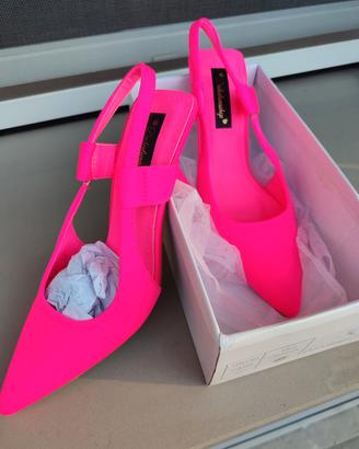 Scarpe con tacco  n.37 fuscia 