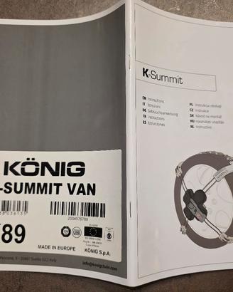 catene neve a ragno KONIG K SUMMIT VAN 89