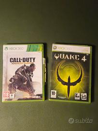 giochi xbox 360 COD e QUAKE
