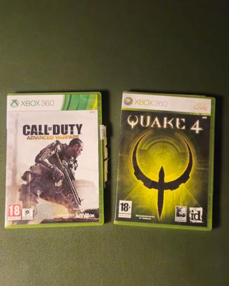giochi xbox 360 COD e QUAKE