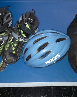 Pattini della Roces allungabili e protezioni