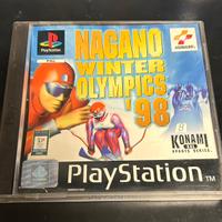 Sony PS1 gioco Nagano Wintet Olympics 98'