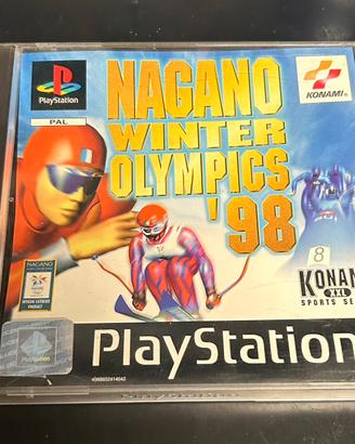 Sony PS1 gioco Nagano Wintet Olympics 98'