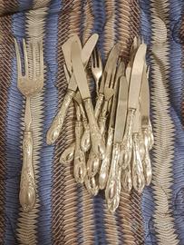 servizio posate argento