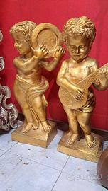 Antica Coppia Di Putti