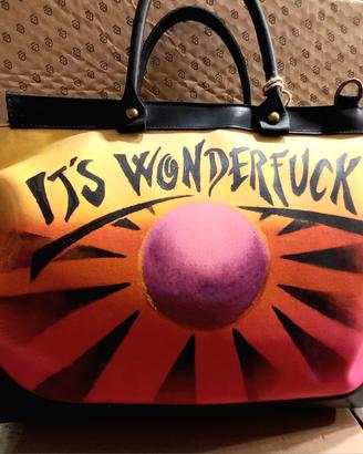 Borsa Tote Bag dipinta a mano