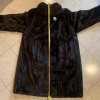 pelliccia visone mogano