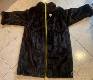 pelliccia visone mogano