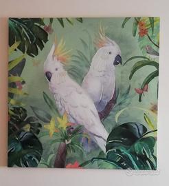 quadro maison du Monde  pappagalli 