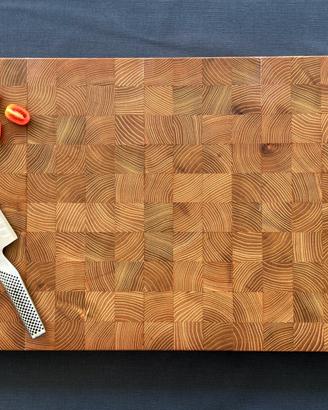 Tagliere acacia massello end grain XXL 68×40cm