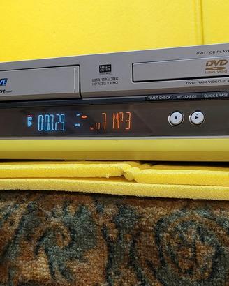 combo panasonic videoregistratore e lettore dvd