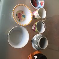 Tazze colazione e piattini  bimbo