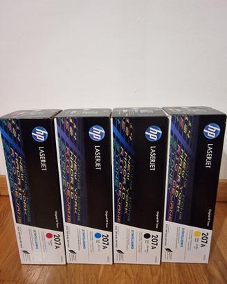 Set multipack 4 toner originale HP 207A