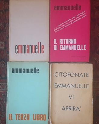 Lotto 4 libri Emmanuelle '60 '70 Il ritorno
