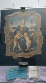 Quadro affresco Madonna del Cardellino