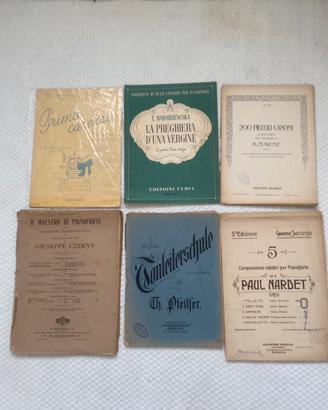 Spartiti vintage per pianoforte