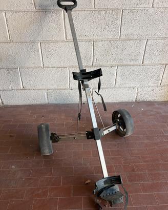 Carrello golf manuale a 2 ruote pieghevole