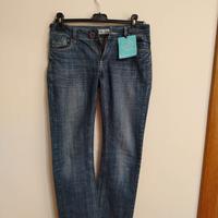 pantaloni yk2 vintage a vita bassa