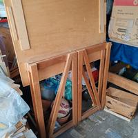 Tavolino in legno pieghevole