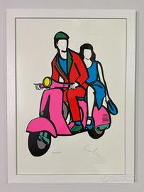 Quadro Serigrafia di Marco Lodola 50×70 in cornice