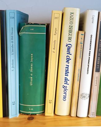 35 libri autori vari scaffale 2 G