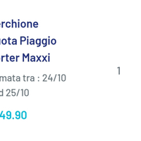 Cerchio nuovo piaggio porter maxxi
