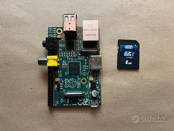 Raspberry Pi 1B  + SD industriale ATP