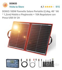 pannello solare pieghevole 100 w