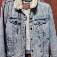 Giacca Sherpa Levi’s jeans chiaro