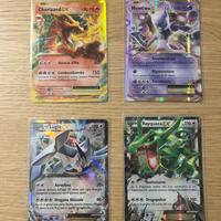 Carte pokemon. Charizard rayquaza lugia mewtwo
