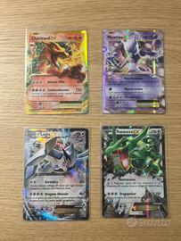 Carte pokemon. Charizard rayquaza lugia mewtwo