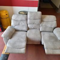 Divano 3 posti relax elettrico 