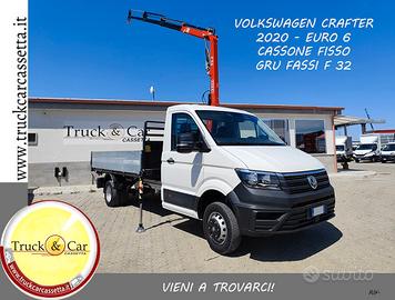 VOLKSWAGEN CRAFTER-2020-CASSONE+GRU FASSI F32