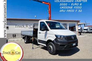 VOLKSWAGEN CRAFTER-2020-CASSONE+GRU FASSI F32