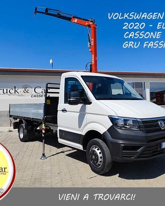 VOLKSWAGEN CRAFTER-2020-CASSONE+GRU FASSI F32