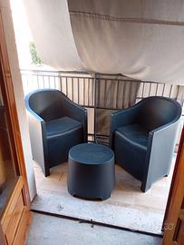 Salottino da giardino.